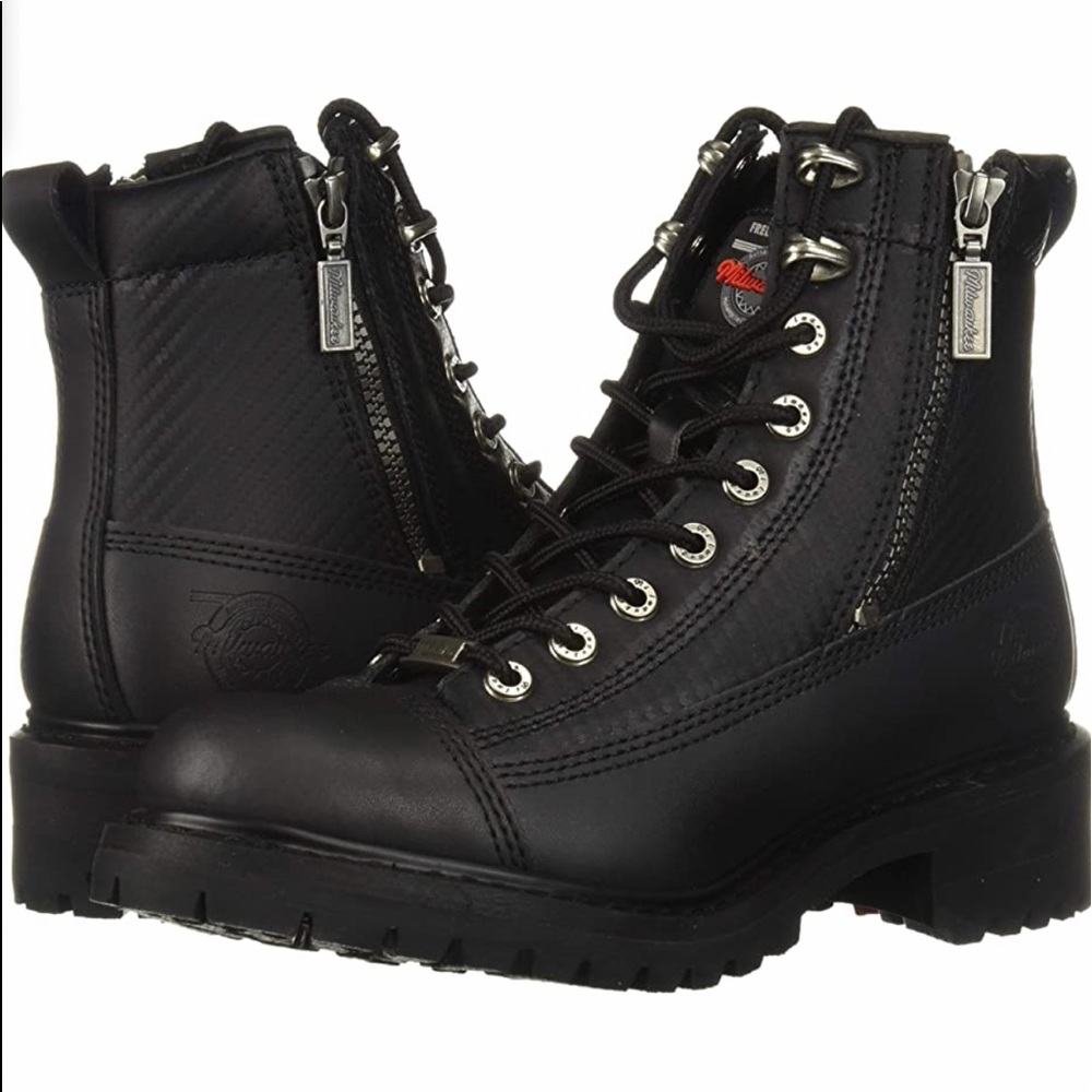 Milwaukee Motorcycle Clothing Co. Women's Accelerator Boots Size 6.5